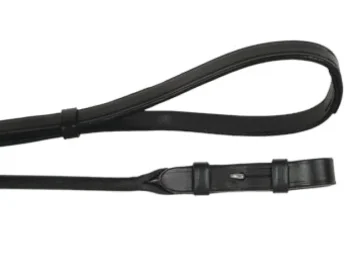 Online OTTO SCHUMACHER Rolled Plain Curb Reins Black