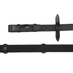 New OTTO SCHUMACHER Web Reins With Hook Studs Black