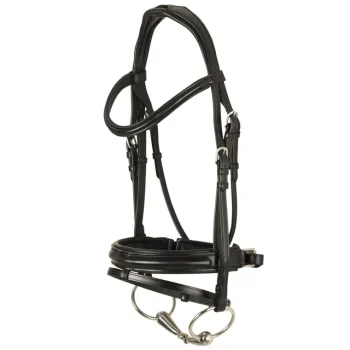 Outlet ERS Ovation® Dortmund Anatomic Dressage Bridle Black