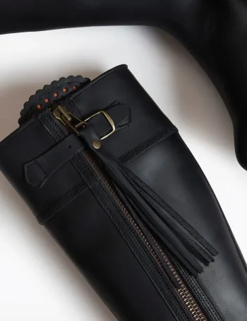 Best PENELOPE CHILVERS Ladies’ Tassel Boots With Standard Shaft Length Black