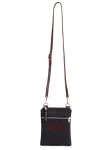 Online PERRIS LEATHER Perri’s® Champion Crossbody Bag With Leather Accents Black
