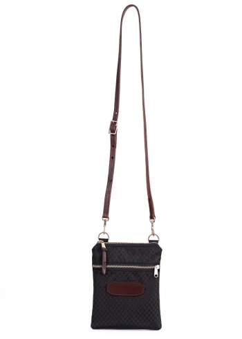 Online PERRIS LEATHER Perri’s® Champion Crossbody Bag With Leather Accents Black