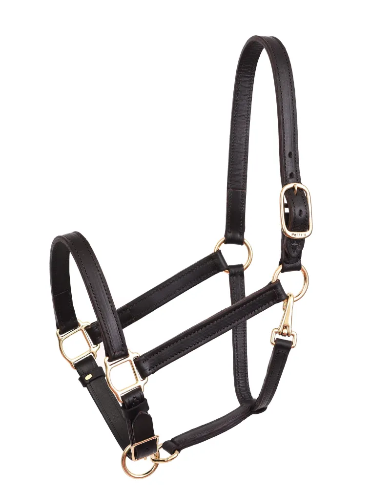 perris-leather-turnout-halter-KjBrQmSh-1.webp Best PERRIS LEATHER Perri’s® Leather Turnout Halter