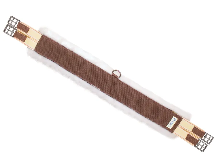 perris-nylon-fleece-girth-cFplnshG-0.webp Fashion PERRIS LEATHER Perri’s® Nylon Fleece Girth Brown