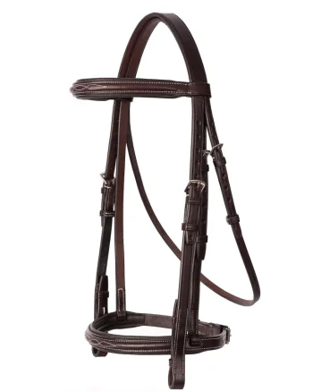 Outlet PERRIS LEATHER Perri’s® Professional Fancy-Stitched Leather Bridle Havana