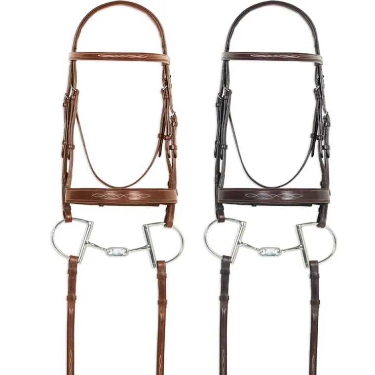 pessoa-pro-fancy-stitched-wide-eDBflhlo-3.webp Online ERS Pessoa® Pro Fancy-Stitched Wide Nose Bridle
