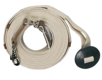 Clearance ERS Centaur® Web Lunge Line 35' with Donut Natural