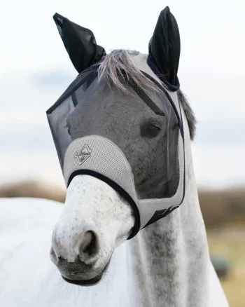 Hot HORSE HEALTH TRADE LeMieux® Kudos AeroGuard Fly Mask Navy