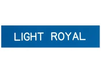 New DOVER DROPSHIP Plastic Stall Plate with Holder - 2 lines