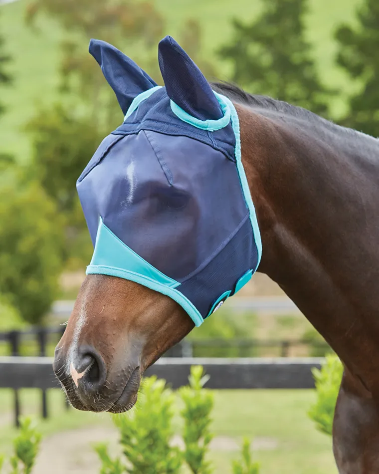 rNLNenDF_3.webp Clearance WEATHERBEETA ® ComFiTec™ Deluxe Fine Mesh Fly Mask with Ears