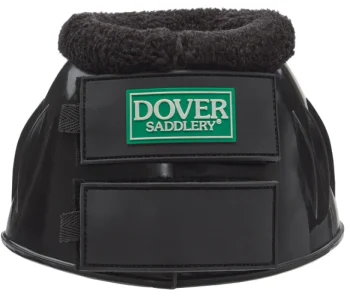 New S.K. INTERNATIONAL Rider's International™ PVC Hook-and-Loop Bell Boots With Fleece