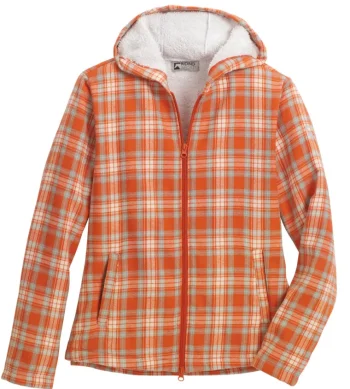 Outlet KIRSCH Riding Sport™ Ladies’ Lancaster Sherpa-Lined Flannel Hoodie