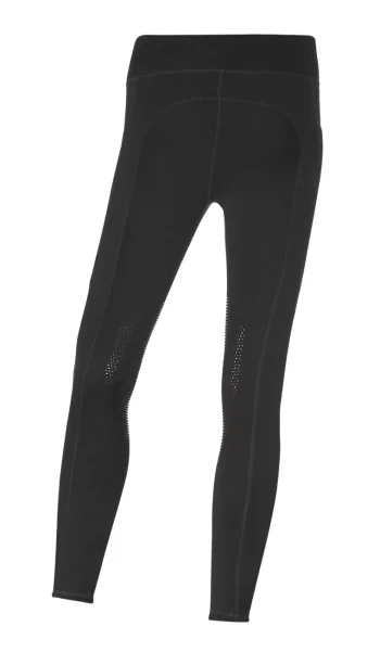 Hot KARAN LETEX Riding Sport™ Ladies’ Winter Knee-Patch Tight Black