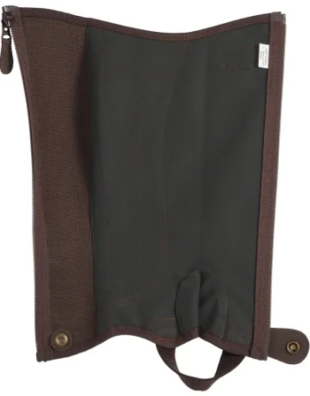 New S.K. SHOES AND BOOTS Riding Sport™ Kids’ Synthetic Suede Half Chaps With Silicone Grip Patches
