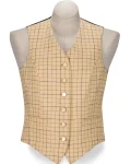 Fashion RJ CLASSICS R.J. Classics Ladies’ Aiken Vest Beige Tattersall