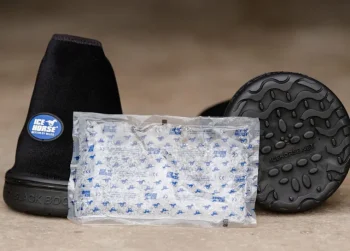 Clearance MACKINNON Ice Horse® Large Hoof Boot Black