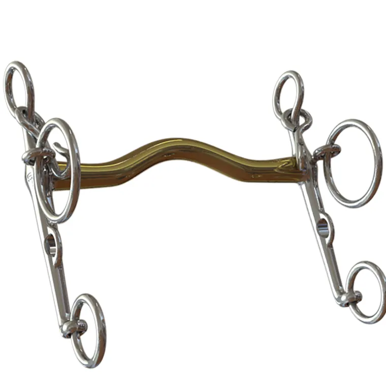 rsnIjvvR_0.webp Clearance METLAR/NEUE SCHULE Neue Schule Slimma Show Pelham Bit - 14 mm mouth; 7 cm shanks