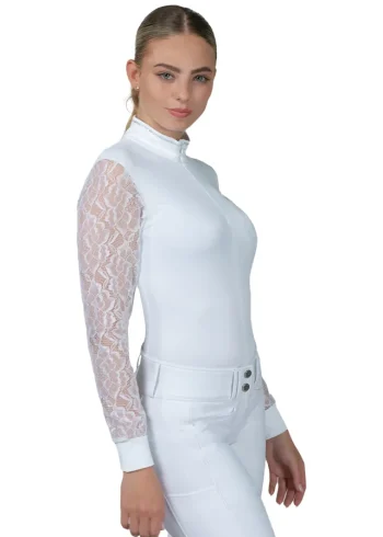 New SCHOCKEMOEHLE N.A. Schockemöhle SpAlicia Show Shirt White