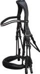 Best SCHOCKEMOEHLE N.A. Schockemöhle Venice Double Bridle Black/Silver