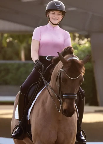 Discount SCHOCKEMOEHLE N.A. Schockemöhle Ladies’ SpPoppy Short-Sleeve Shirt