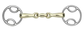 New SHIRES EQUESTRIAN Shires Beval Bit With Lozenge Brass