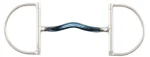 Hot SHIRES EQUESTRIAN Shires Blue Alloy Hunter Dee Bit With Mullen Mouth Blue Sweet Iron