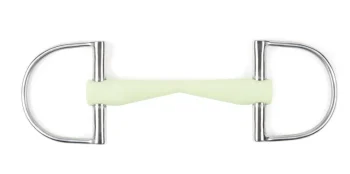 Hot SHIRES EQUESTRIAN Shires Equikind Flexible Straight Hunter D-Ring Bit Stainless Steel