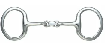 Clearance SHIRES EQUESTRIAN Shires French Link Eggbutt Bit Stainless Steel