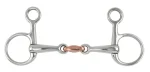 Discount SHIRES EQUESTRIAN Shires Hanging Cheek Bit With Copper Lozenge Stainless Steel