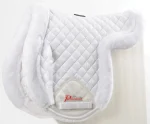 Fashion SHIRES EQUESTRIAN Shires SupaFleece Rimmed Shaped Pad White