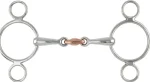 Fashion SHIRES EQUESTRIAN Shires Two-Ring Copper Lozenge Gag Bit Stainless Steel