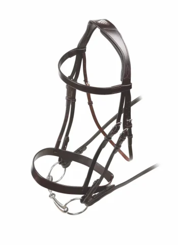 Hot SHIRES EQUESTRIAN Shires Velociti Rapida Hunter Caveson Bridle Havana