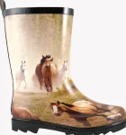 Hot SMOKY MOUNTAIN BOOTS Smokey Mountain Boots Children’s Running Horse Rubber Boots Multi