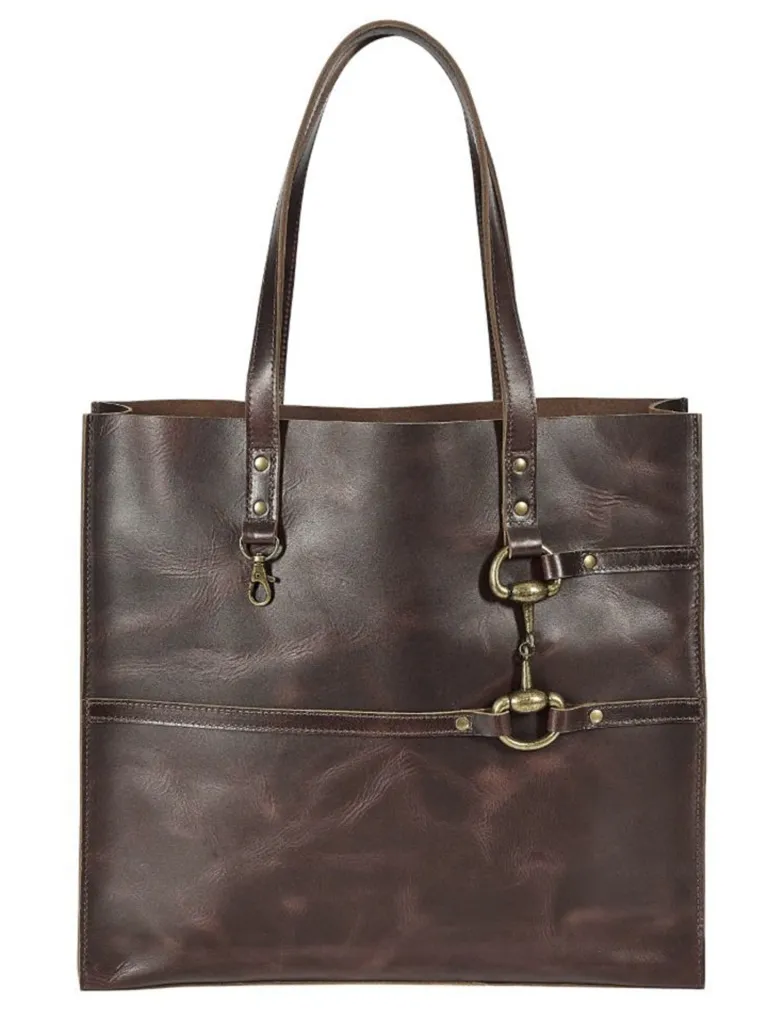 snaffle-bit-leather-tote-bag-ukyJQjyt-3.webp Fashion JPC EQUESTRIAN Snaffle Bit Leather Tote Bag