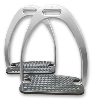 Hot STUBBEN N.A. Stübben STEELtec Maxi Grip Stirrups Silver
