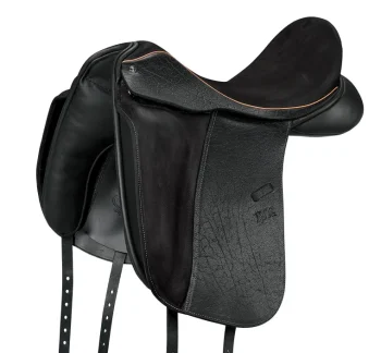 Clearance CUSTOM SADDLERY Steffen's Advantage Buffalo Single Flap Dressage Saddle