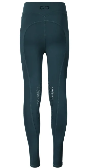 Best KARAN LETEX Stride™ Kids’ Infinity Knee-Patch Tight Stormy Sea