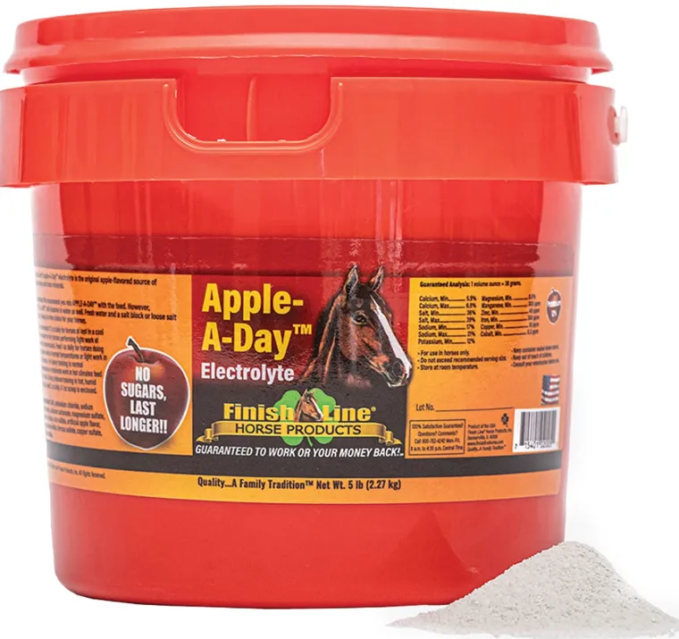 stsIAjaL_2.webp New ANIMAL HEALTH INT Finish Line® Apple A Day™ Electrolyte, 5 Pounds