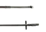 Discount KINGS INTERNATIONAL Suffolk™ Flex Grip Rubber Reins With Buckles Brown/Brown Buckle Ends