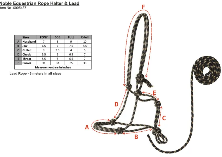 suffolk-rope-halter-with-lead-pdYSnGDY-5.webp Clearance TEXT HORSE Suffolk™ Rope Halter With Lead
