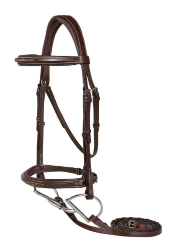 Online KINGS INTERNATIONAL Suffolk™ Single Crown Hunter Bridle Oakbark