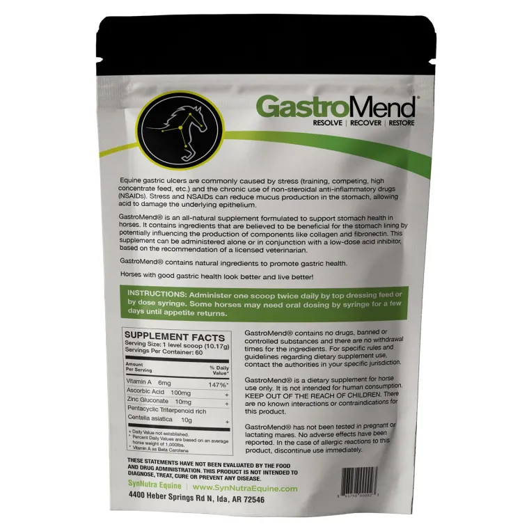 tkIBPGoM_1.webp Best SYNNUTRA EQUINE ® GastroMend® Powder