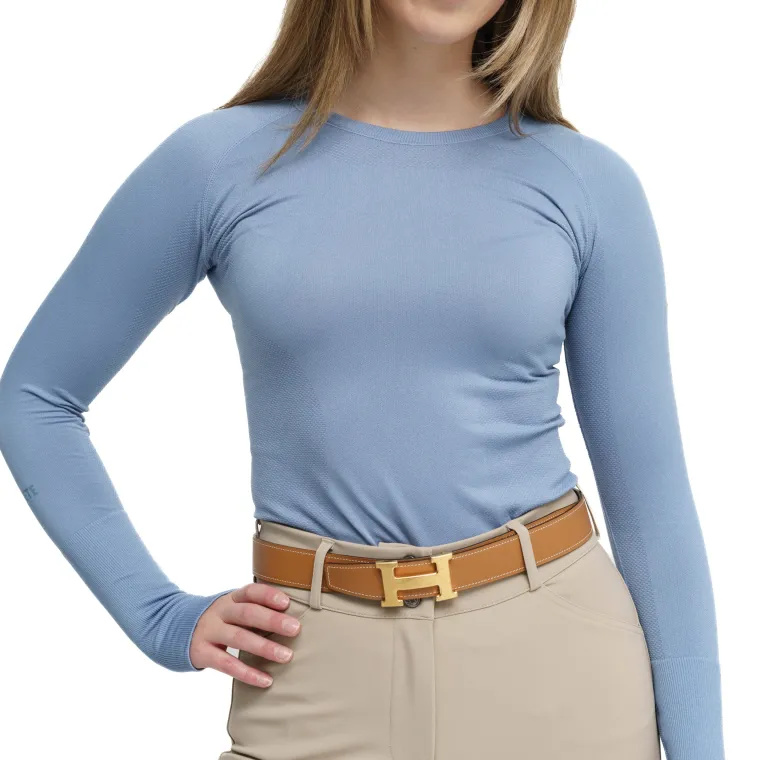 tkeq-ladies-kennedy-seamless-l-RapgFSoh-0.webp Online TKEQ THE SHOP TKEQ Ladies’ Kennedy Seamless Long Sleeve Shirt 2.0 Denim