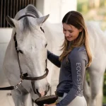 Outlet TKEQ THE SHOP TKEQ Ladies’ Crest Sustainable Long Sleeve Shirt