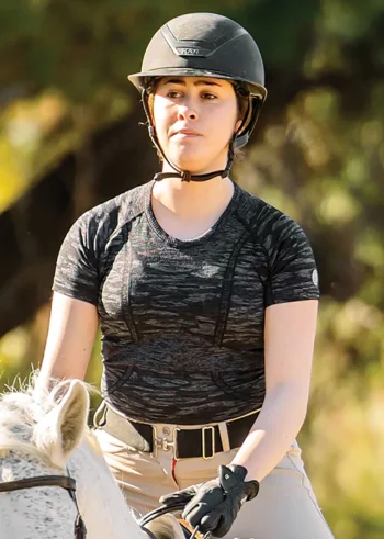 Clearance TKEQ THE SHOP TKEQ Ladies’ Kennedy Seamless Short Sleeve Top