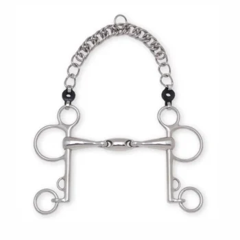 Hot PARTRADE Metalab Double-Jointed with Oval Link Pelham Bit-20mm Stainless Steel