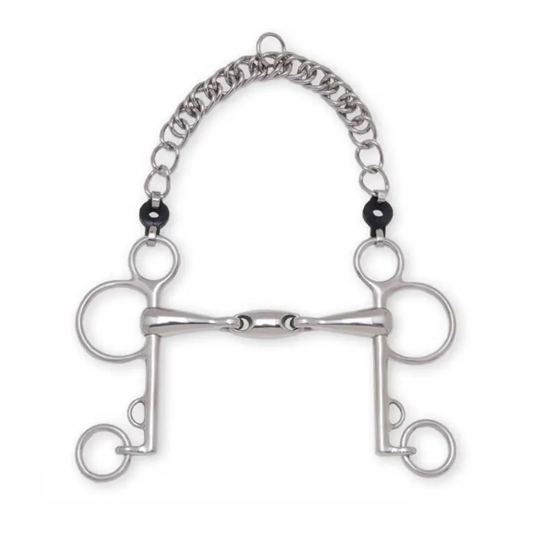 tnGblXRT_0.webp Hot PARTRADE Metalab Double-Jointed with Oval Link Pelham Bit-20mm Stainless Steel