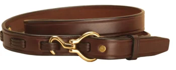 Online TORY LEATHER 1 1/2" Belt With Nickel Snaffle Bits