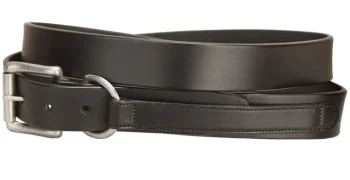 New TORY LEATHER 1 1/4" Dee Keeper Belt With Strap