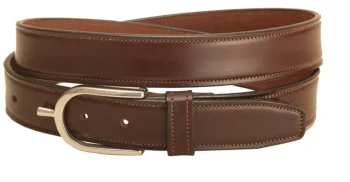 New TORY LEATHER 1 1/4" Stainless Steel Spur Buckle Belt
